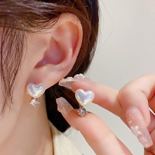 Schmetterling Ohrringe für Frauen Temperament Imitation Perle eingelegtes leuchtende Ohrringe Schmetterling Ohrringe für Frauen Temperament Imitation Perle eingelegtes leuchtende Ohrringe von ZCCZJS