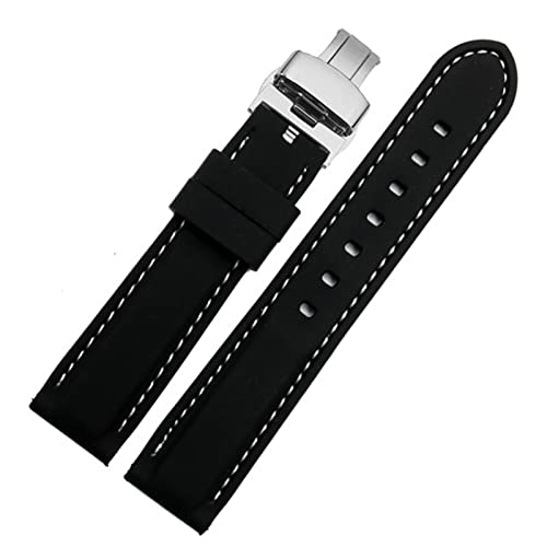 Silicon Watchband für Huawei GT2 007 BM8475 Uhren Accessoires Sport Armband 20mm 22 mm schwarze wasserdichte Gurte Silicon Watchband für Huawei GT2 007 BM8475 Uhren Accessoires Sport Armband 20mm 22 mm schwarze wasserdichte Gurte von ZCCZJS