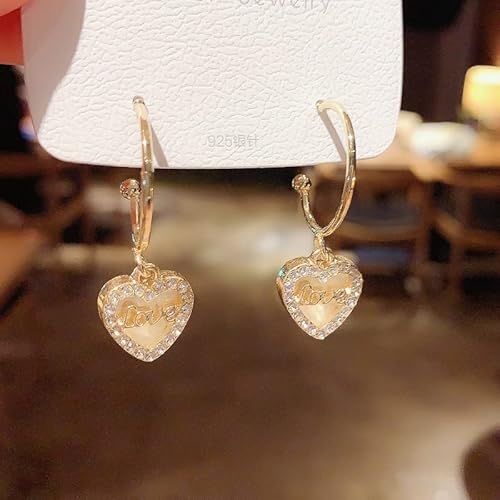 Weibliche glänzende Zirkonbogenkristallkette Ohrringe Hochzeit Schmuck Geburtstag Geschenke von ZCCZJS