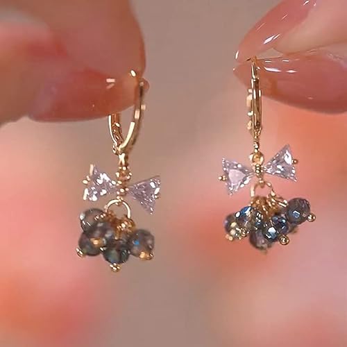Weibliche glänzende Zirkonbogenkristallkette Ohrringe Hochzeit Schmuck Geburtstag Geschenke Weibliche glänzende Zirkonbogenkristallkette Ohrringe Hochzeit Schmuck Geburtstag Geschenke von ZCCZJS