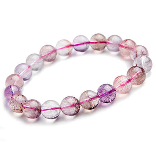 ZCCZJS 10 mm natürlicher Super sieben Melodie Stein verärgert Quarzkristall Runde Perlenstreckarmband ZCCZJS 10 mm natürlicher Super sieben Melodie Stein verärgert Quarzkristall Runde Perlenstreckarmband von ZCCZJS