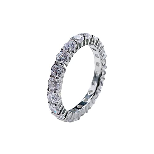 ZCCZJS 100% erzeugt Moissanite Gemstone Ehering Band Paar Ring Fine Schmuck s von ZCCZJS