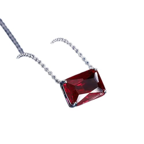 ZCCZJS 12 * 16mm Ruby Emerald Paraiba Turmalin Edelstein Anhänger Frauen Halskette Hochzeit Schmuckgeschenk in China hergestellt von ZCCZJS