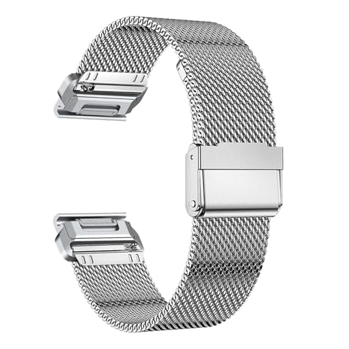ZCCZJS 22mm 26mm Quickfit Milanese Metallgurt für Epix Gen2 Fenix7 7x Solar/6x 6xpro 5xplus Forerunner 955 Enduro 2 Watchbands ZCCZJS 22mm 26mm Quickfit Milanese Metallgurt für Epix Gen2 Fenix7 7x Solar/6x 6xpro 5xplus Forerunner 955 Enduro 2 Watchbands von ZCCZJS