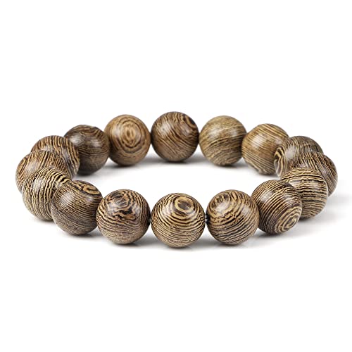 ZCCZJS 6 8 10 12 mm Holzperlen Armbänder Männer elastische buddhistische Gebetsarmbänder & Armreifen handgefertigt Frauen Yoga ZCCZJS 6 8 10 12 mm Holzperlen Armbänder Männer elastische buddhistische Gebetsarmbänder & Armreifen handgefertigt Frauen Yoga von ZCCZJS