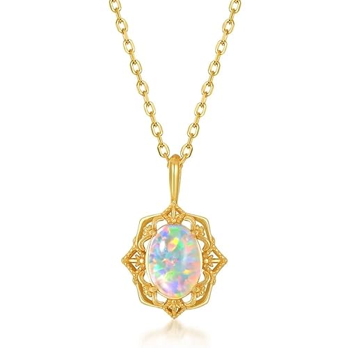 ZCCZJS 925 Sterling Silber Anhänger Halskette für Frauen goldplattiert Schmuck Geburtstagsgeschenk von ZCCZJS