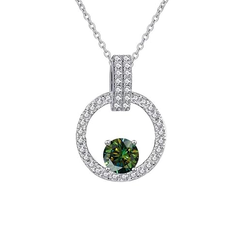 ZCCZJS Anhänger für Frauen Schmuck Moissanit Diamond Halskette mit Setting Moissanitstein ZCCZJS Anhänger für Frauen Schmuck Moissanit Diamond Halskette mit Setting Moissanitstein von ZCCZJS