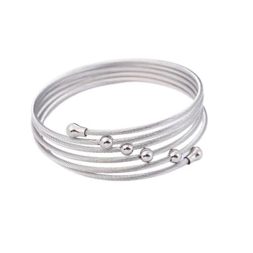 ZCCZJS Armband Armbänder Schmuck Frauen Open Armband (Silberverstellbar) von ZCCZJS