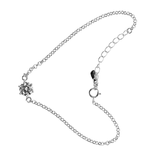ZCCZJS Armband für Frauen Ketten Mode Zirkon Handschmuck S925 rein Silbernubiläum von ZCCZJS