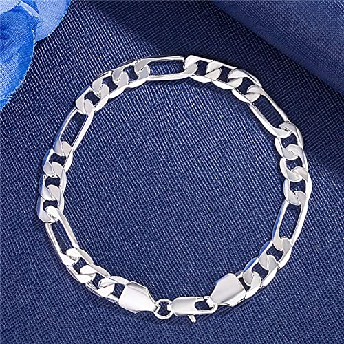 ZCCZJS Armbandschmuck Männer Frauen Kette 6/8/10/12mm Armbänder Schöne Verbindung von ZCCZJS