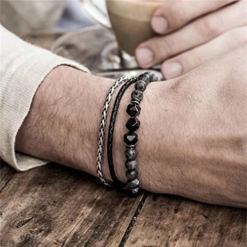 ZCCZJS Bysonglezai Armband Herrenarmbänder Frauen Klassische Kronherren Armband Set handgefertigtes kubisches Zirkonia Steinperlenarmband für Männer ZCCZJS Bysonglezai Armband Herrenarmbänder Frauen Klassische Kronherren Armband Set handgefertigtes kubisches Zirkonia Steinperlenarmband für Männer von ZCCZJS