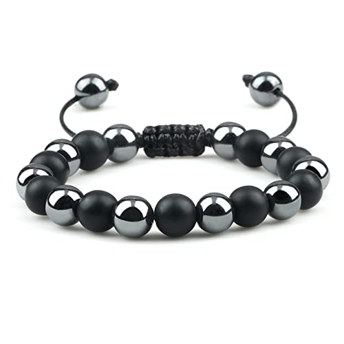 ZCCZJS Bysonglezai Armband Herrenarmbänder Frauen natürliche Tiger Augenstein Armbänder Männer 8mm geflochtenes Armband Handgefertigt von ZCCZJS