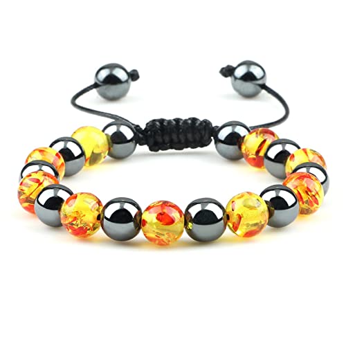 ZCCZJS Bysonglezai Armband Herrenarmbänder Frauen natürliche Tiger Augenstein Armbänder Männer 8mm geflochtenes Armband Handgefertigt von ZCCZJS