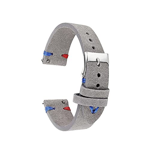ZCCZJS Echtes Wildleder -Leder -Vintage -Uhren -Gurte handgefertigt ZCCZJS Echtes Wildleder -Leder -Vintage -Uhren -Gurte handgefertigt von ZCCZJS