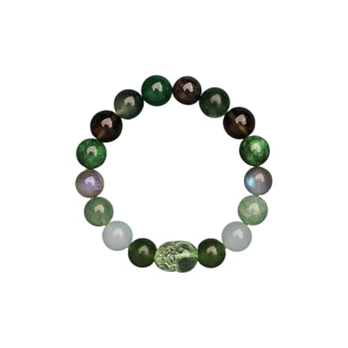 ZCCZJS Feng Shui Crystal Perlen Stretch Armbänder, natürliche Erdbeerkristall -Pi Xiu -Armbänder für Wohlstand Glück, runde Edelsteine Armband Meditation lindern Stressgeschenke für Männer Frauen ZCCZJS Feng Shui Crystal Perlen Stretch Armbänder, natürliche Erdbeerkristall -Pi Xiu -Armbänder für Wohlstand Glück, runde Edelsteine Armband Meditation lindern Stressgeschenke für Männer Frauen von ZCCZJS