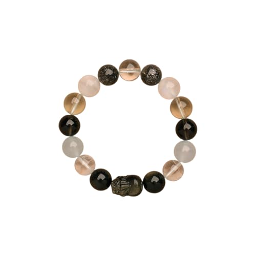 ZCCZJS Feng Shui Crystal Perlen Stretch Armbänder, natürliche Erdbeerkristall -Pi Xiu -Armbänder für Wohlstand Glück, runde Edelsteine Armband Meditation lindern Stressgeschenke für Männer Frauen ZCCZJS Feng Shui Crystal Perlen Stretch Armbänder, natürliche Erdbeerkristall -Pi Xiu -Armbänder für Wohlstand Glück, runde Edelsteine Armband Meditation lindern Stressgeschenke für Männer Frauen von ZCCZJS