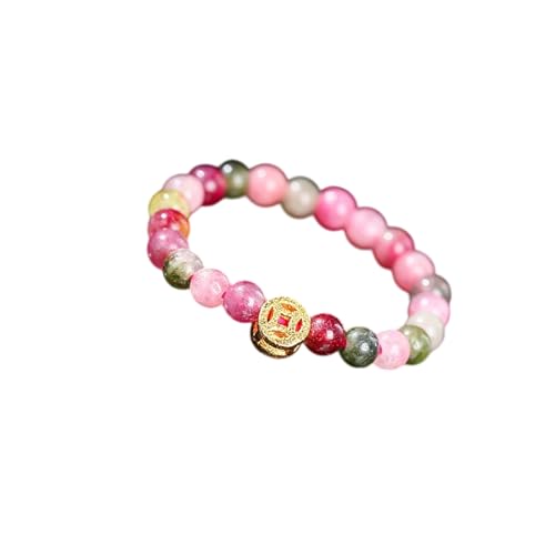 ZCCZJS Fengshui kristallringe für Frauen, Naturstein Stretch Ring anziehen glückliches wohlhabendes Glück, Edelsteinringe für Meditation Gleichgewicht Emotionen Freisetzung Stressschmuck Geschenke von ZCCZJS