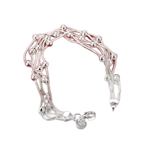 ZCCZJS Fünf Linienperlen Armbänder für Frauen Schmuck Hochzeit von ZCCZJS