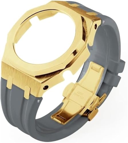 ZCCZJS Gen4 DIY Modification Kit für GM2100 Edelstahl -Hülle Metallgummi Gummi -Uhr -Gurtband/Metallgurt Refit Mod Kit von ZCCZJS