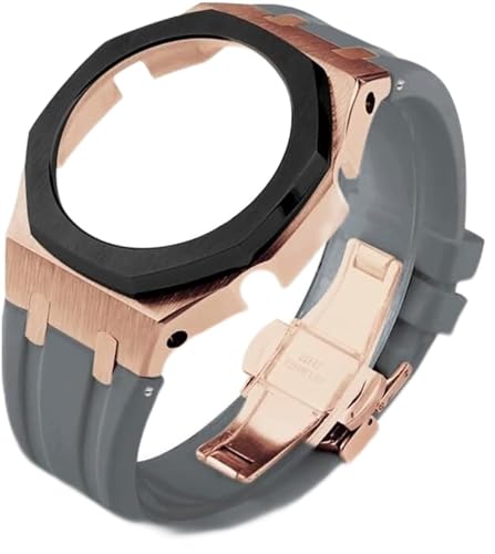 ZCCZJS Gen4 DIY Modification Kit für GM2100 Edelstahl -Hülle Metallgummi Gummi -Uhr -Gurtband/Metallgurt Refit Mod Kit von ZCCZJS