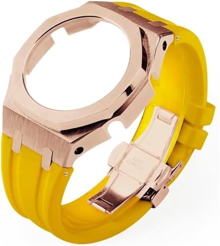 ZCCZJS Gen4 DIY Modification Kit für GM2100 Edelstahl -Hülle Metallgummi Gummi -Uhr -Gurtband/Metallgurt Refit Mod Kit von ZCCZJS