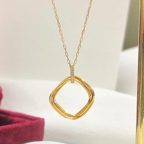 ZCCZJS Geometrische Form Frauen für Halskette kreisförmiger Kreis Anhänger Colarbone -Kette Frauenkette in China hergestellt ZCCZJS Geometrische Form Frauen für Halskette kreisförmiger Kreis Anhänger Colarbone -Kette Frauenkette in China hergestellt von ZCCZJS
