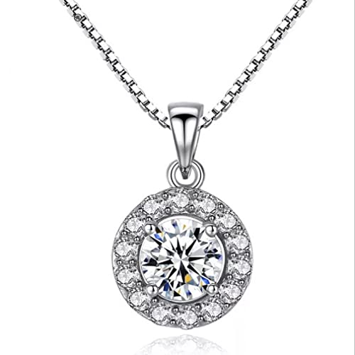 ZCCZJS Halskette 1 Karat erstellt Diamant Anhänger Halsketten Jubiläum Hochzeitsfeier Schmuck Frauen Geschenke in China hergestellt ZCCZJS Halskette 1 Karat erstellt Diamant Anhänger Halsketten Jubiläum Hochzeitsfeier Schmuck Frauen Geschenke in China hergestellt von ZCCZJS