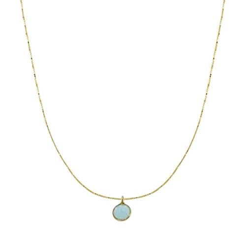 ZCCZJS Halskette für Frauen echte runde Diamanten Schmuck Anhängerkette in China hergestellt von ZCCZJS