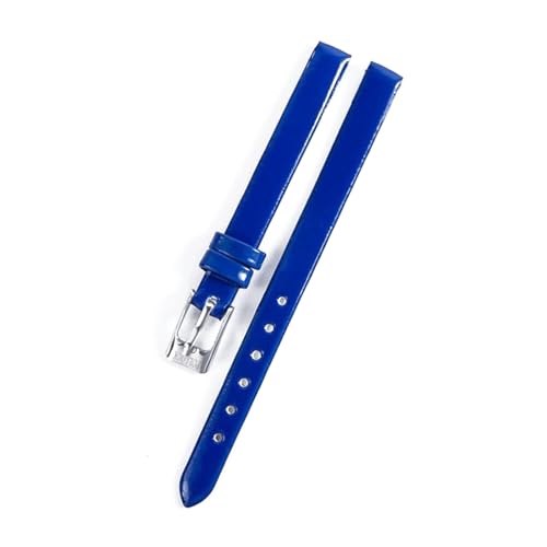 ZCCZJS Handgelenkriemen echte Leder Uhren Uhr Watch Bandzubehör 8mm dünne Uhrengurt Armband mit Nadelschnalle für Frauen von ZCCZJS