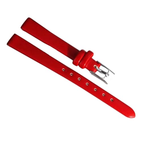 ZCCZJS Handgelenksbänder Uhren Bänder Gürtel Echtes Lederband Accessoires Uhrenschaltband 8mm für Frauen Mädchen von ZCCZJS
