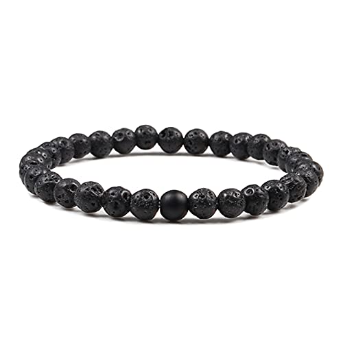 ZCCZJS Herren Armbänder 6 mm schwarzer Lava -Steinsteinhandhand handgefertigtes Hämatitkreuz -Perlen -Armband & Armreifen Verstellbare Größe Frauen Handgelenk Handgelenk ZCCZJS Herren Armbänder 6 mm schwarzer Lava -Steinsteinhandhand handgefertigtes Hämatitkreuz -Perlen -Armband & Armreifen Verstellbare Größe Frauen Handgelenk Handgelenk von ZCCZJS