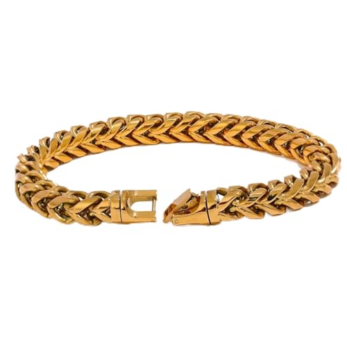 ZCCZJS Herren Armband Schmuckzubehör (YH5007AGOLD einstellbar) von ZCCZJS