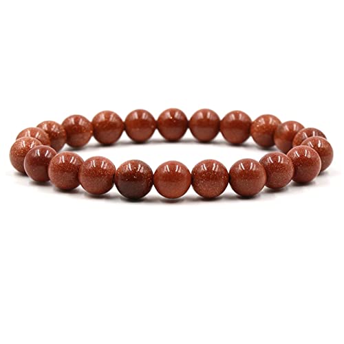 ZCCZJS Herrenarmbandperlen, 10 -mm -Steinarmband -Stretchperlenarmbänder für Frauen 19 cm von ZCCZJS