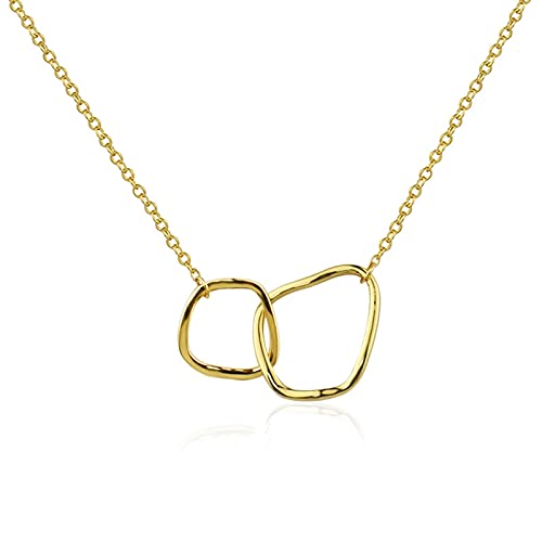ZCCZJS Kreis quadratische Form Halskette runde glänzende Farbe Langes Anhänger Halsketten Geschenk für Mädchen feine Accessoires ZCCZJS Kreis quadratische Form Halskette runde glänzende Farbe Langes Anhänger Halsketten Geschenk für Mädchen feine Accessoires von ZCCZJS