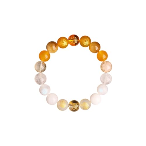 ZCCZJS Kristallperlen Feng Shui Armbänder, fünf Elemente Gott der Vermögensarmbänder anziehen glückliche Reichen für Männer Frauen, natürliche Steine Dehnen Armband für Meditationsangst Stressabbau ZCCZJS Kristallperlen Feng Shui Armbänder, fünf Elemente Gott der Vermögensarmbänder anziehen glückliche Reichen für Männer Frauen, natürliche Steine Dehnen Armband für Meditationsangst Stressabbau von ZCCZJS