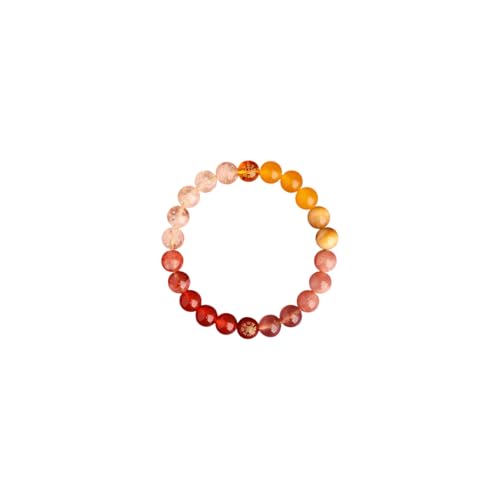 ZCCZJS Kristallperlen Feng Shui Armbänder für Männer Männer, fünf Elemente Natursteine ​​Glücksarmbänder zur Meditation, Schutz Stretch Armband Anziehen Reichtum und viel Glück Schmuck Geschenke von ZCCZJS