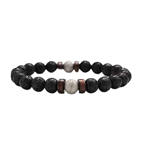 ZCCZJS Lava Steinarmband Männer natürliche Mondsteinperlen Chakra Armband Diffusor Armbänder Heren Armband Geschenk ZCCZJS Lava Steinarmband Männer natürliche Mondsteinperlen Chakra Armband Diffusor Armbänder Heren Armband Geschenk von ZCCZJS