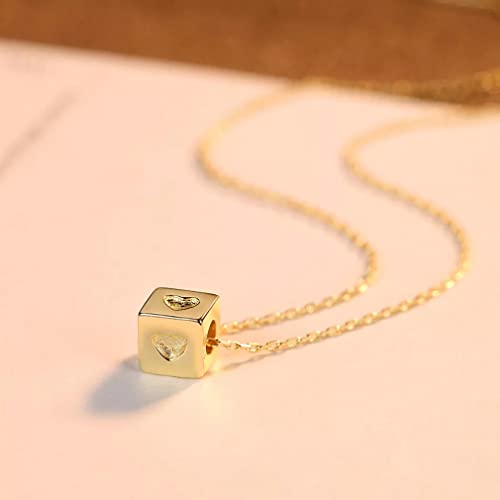 ZCCZJS Link Chain 925 Sterling Silber Square Heart Heart Anhänger Halsketten für Frauen Schmuckkragen Liebe Geschenk ZCCZJS Link Chain 925 Sterling Silber Square Heart Heart Anhänger Halsketten für Frauen Schmuckkragen Liebe Geschenk von ZCCZJS