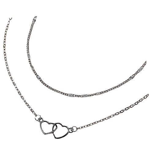 ZCCZJS Mädchen Accessoires 2pcs Minimalistisches Herzarmband Matching Versprechen Armbänder für Paare bequemer Schmuck für die tägliche Halskette ZCCZJS Mädchen Accessoires 2pcs Minimalistisches Herzarmband Matching Versprechen Armbänder für Paare bequemer Schmuck für die tägliche Halskette von ZCCZJS