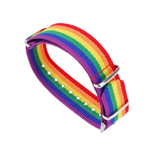 ZCCZJS Mädchen Accessoires Buntes gewebtes Armband für Frauen handgefertigt Regenbogenschmuck elegant für langlebige Halskette von ZCCZJS