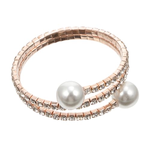 ZCCZJS Mädchen Accessoires Doppelte Perle Strass -Armband für Frauen elegantes Hochzeit Schmuck Zubehör bequeme Tragen Halskette ZCCZJS Mädchen Accessoires Doppelte Perle Strass -Armband für Frauen elegantes Hochzeit Schmuck Zubehör bequeme Tragen Halskette von ZCCZJS