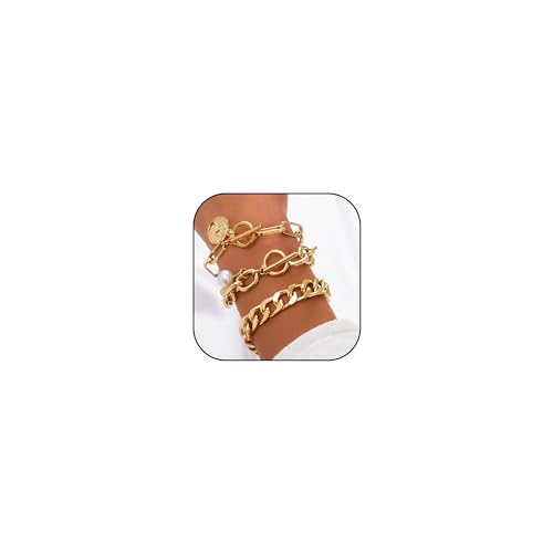 ZCCZJS Mädchen von Mädchen Schmuck Set Chunky Paperclip Link Kette Armbänder Goldperlen zierlich Perlenarmband Schmuck Geschenk für Frauen Mädchen Accessoires ZCCZJS Mädchen von Mädchen Schmuck Set Chunky Paperclip Link Kette Armbänder Goldperlen zierlich Perlenarmband Schmuck Geschenk für Frauen Mädchen Accessoires von ZCCZJS