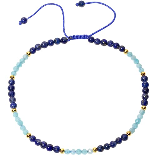 ZCCZJS Reiki Lapis Lazuli/Amazonit Perlen Fußkettchen Sommer Beach Edelstein Faceed Perlen Knöchelarmbänder für Frauen lieben viel Glück Fuß Schmuck ZCCZJS Reiki Lapis Lazuli/Amazonit Perlen Fußkettchen Sommer Beach Edelstein Faceed Perlen Knöchelarmbänder für Frauen lieben viel Glück Fuß Schmuck von ZCCZJS