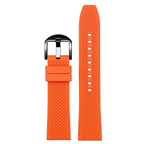 ZCCZJS Rubber Watchband 20m 22 mm Schnellveröffentlichungswache Ersatzgurt Männer Watchbänder von ZCCZJS