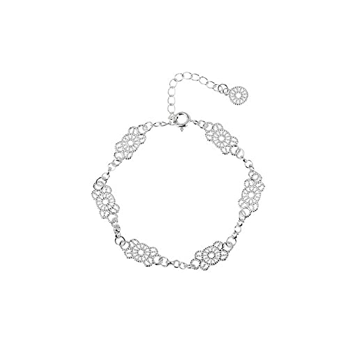 ZCCZJS S925 Silberspitzenarmband Elegant Einfache Frauen Spitze Handdekoration Mode Temperament Schmuck Schmuck ZCCZJS S925 Silberspitzenarmband Elegant Einfache Frauen Spitze Handdekoration Mode Temperament Schmuck Schmuck von ZCCZJS