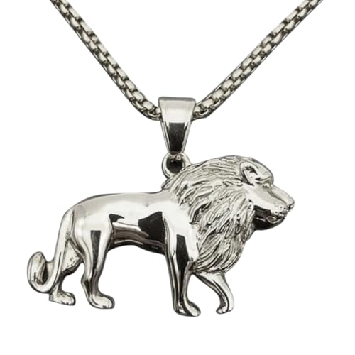 ZCCZJS Schmuck Neue 2025 Ankunft Hip-Hop Gold Color Beast Lion Tier Anhänger Punk Persönlichkeit Herren Halskette Motorrad eine Party mit für Sie Accessoires Trendy Creative Geschenkgeschenk ZCCZJS Schmuck Neue 2025 Ankunft Hip-Hop Gold Color Beast Lion Tier Anhänger Punk Persönlichkeit Herren Halskette Motorrad eine Party mit für Sie Accessoires Trendy Creative Geschenkgeschenk von ZCCZJS