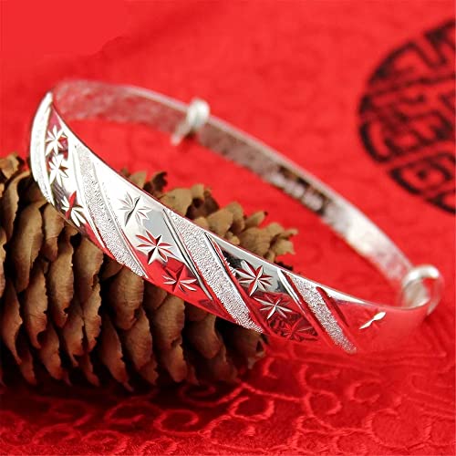 ZCCZJS Snowflake Star Armreifen für Frauen Armbänder Hochzeit Schmuck Paar Geschenke ZCCZJS Snowflake Star Armreifen für Frauen Armbänder Hochzeit Schmuck Paar Geschenke von ZCCZJS