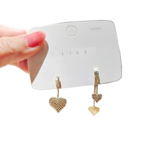 Zirkon eingelegte Form Ohrringe für Frauen Hochzeit Schmuck Geburtstag Geschenke von ZCCZJS