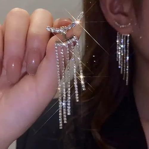 Zirkon eingelegte Form Ohrringe für Frauen Hochzeit Schmuck Geburtstag Geschenke Zirkon eingelegte Form Ohrringe für Frauen Hochzeit Schmuck Geburtstag Geschenke von ZCCZJS
