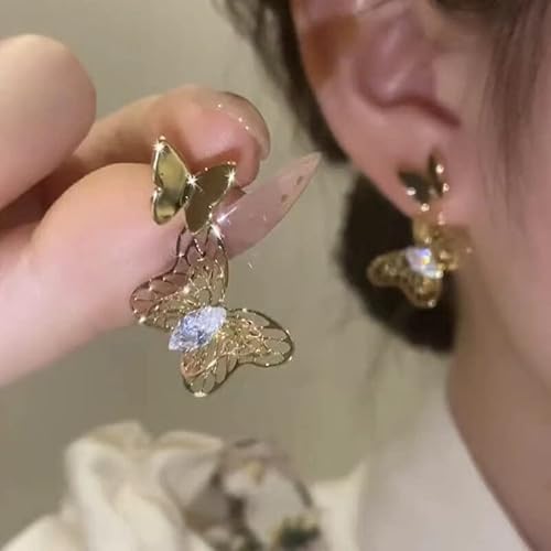Zirkon eingelegte Form Ohrringe für Frauen Hochzeit Schmuck Geburtstag Geschenke Zirkon eingelegte Form Ohrringe für Frauen Hochzeit Schmuck Geburtstag Geschenke von ZCCZJS